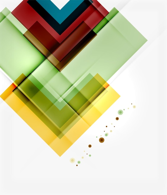 Clean colorful unusual geometric pattern design