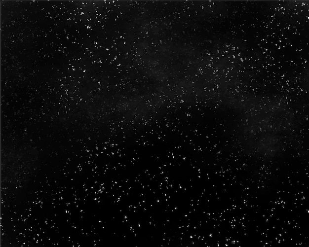 clear and black night sky with stars sparkling on black background watercolor black paper textured