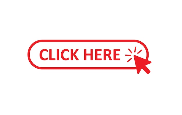click here button with arrow cursor