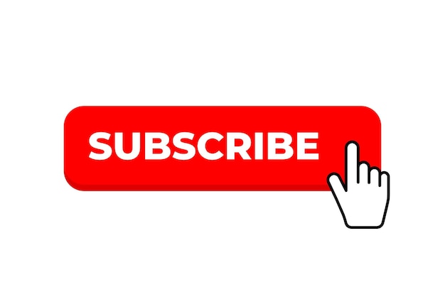 Click subscribe button with hand cursor