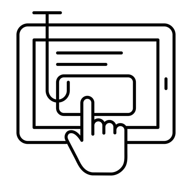 clickbait vector illustration style