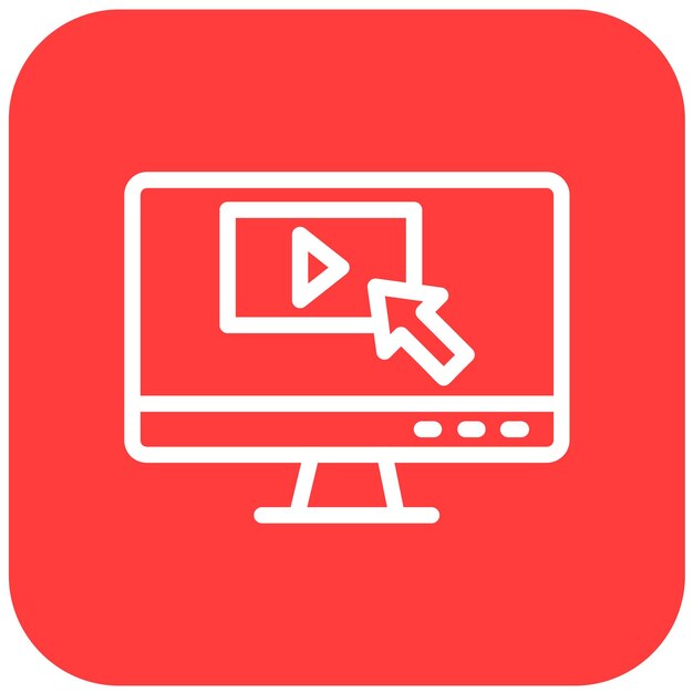 Clickstream Vector Icon Design Illustration