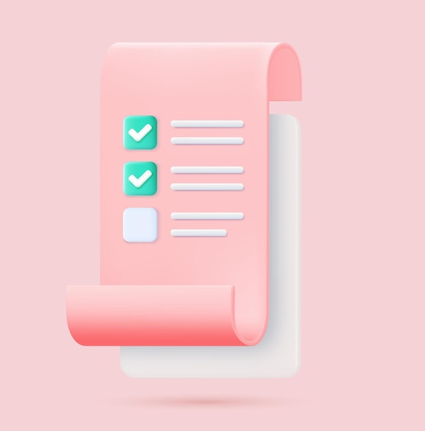 clipboard and check marks