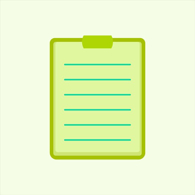 Clipboard icon icon related to design elements suitable for web site app user interfaceselement printable etc flat icon style simple vector design editable