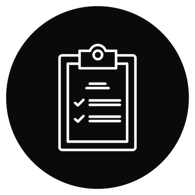 Clipboard icon vector image Can be used for Office Stationery