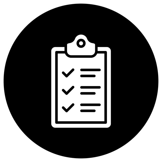 Clipboard Vector Icon Design Illustration