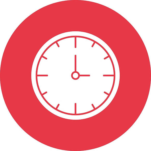 Clock icon vector image Can be used for Interior