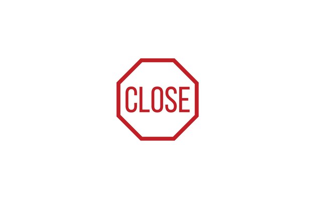 Close Icon Vector Design Symbol Illustration