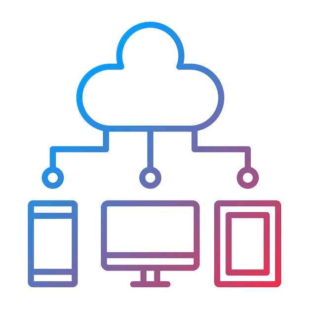 Cloud Computing icon vector image Can be used for Coding and Development