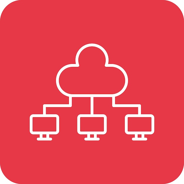 Cloud Computing icon vector image Can be used for Web Hosting