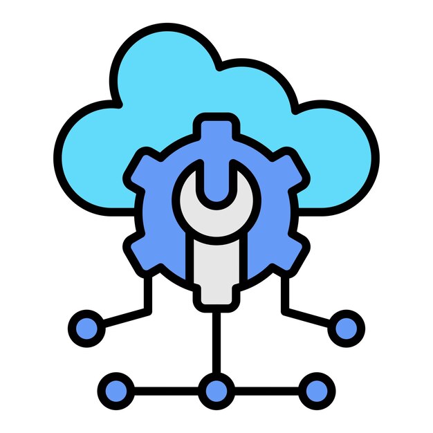 Cloud computing Icon