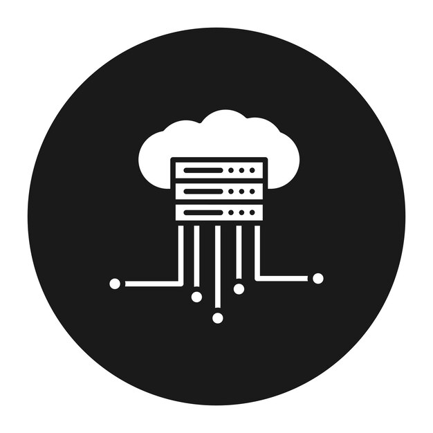 Cloud Computing vector icon Can be used for Coding and Development iconset