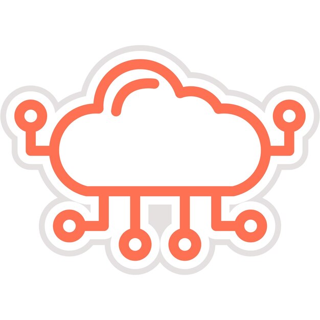 cloud computing vector icon design illustration