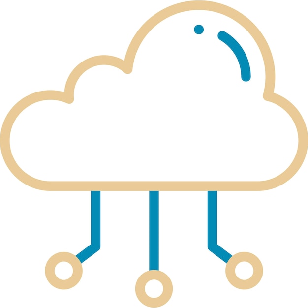 Cloud Connection Vector Illustration