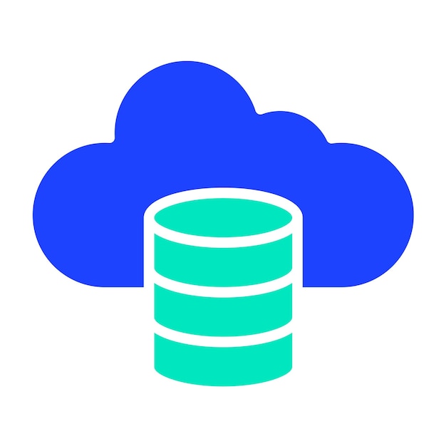 Cloud data Vector Icon Design Illustration