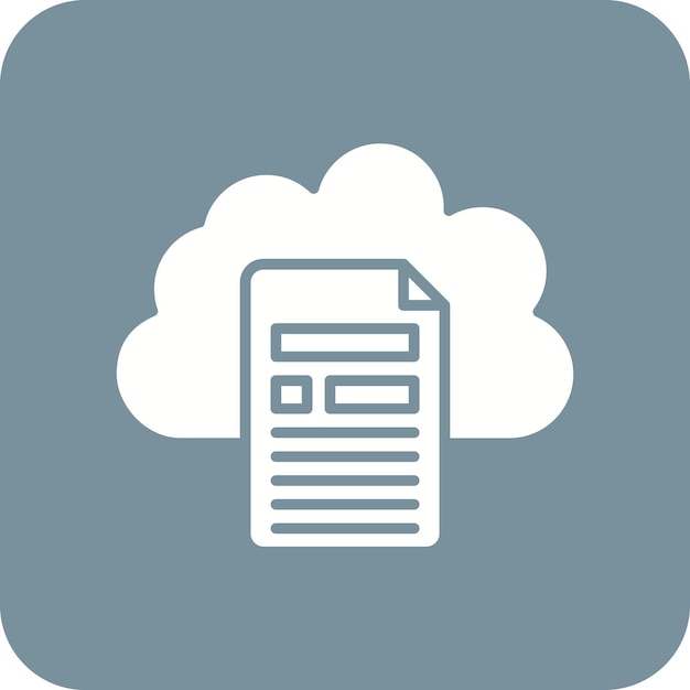 Cloud File icon vector image Can be used for Networking and Data Sharing