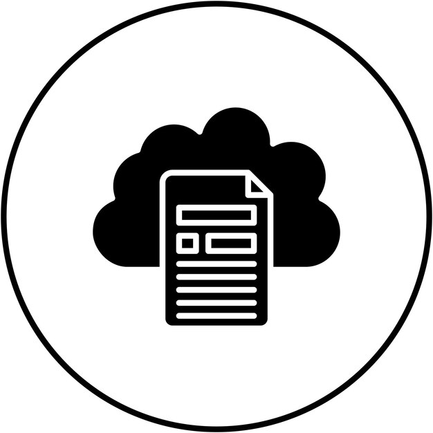 Cloud File icon vector image Can be used for Networking and Data Sharing