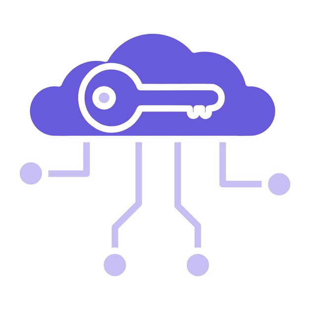 Cloud Key Icon