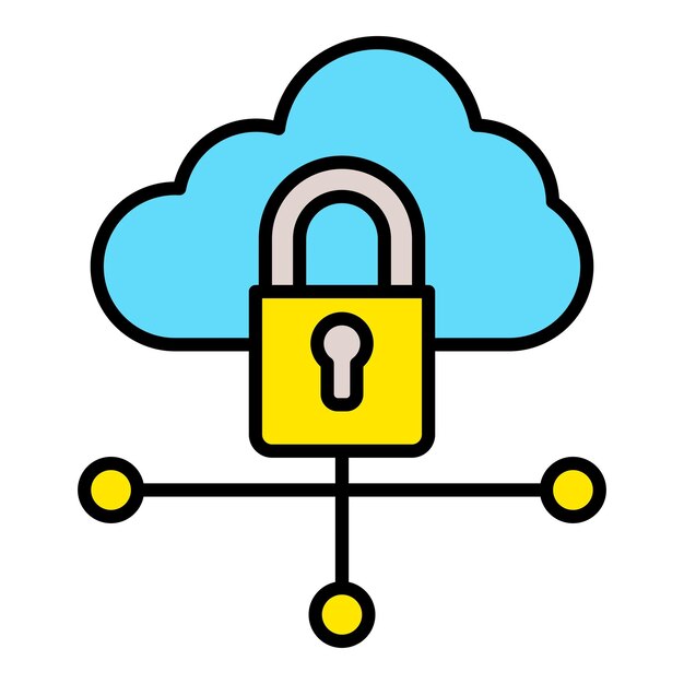 cloud lock icon