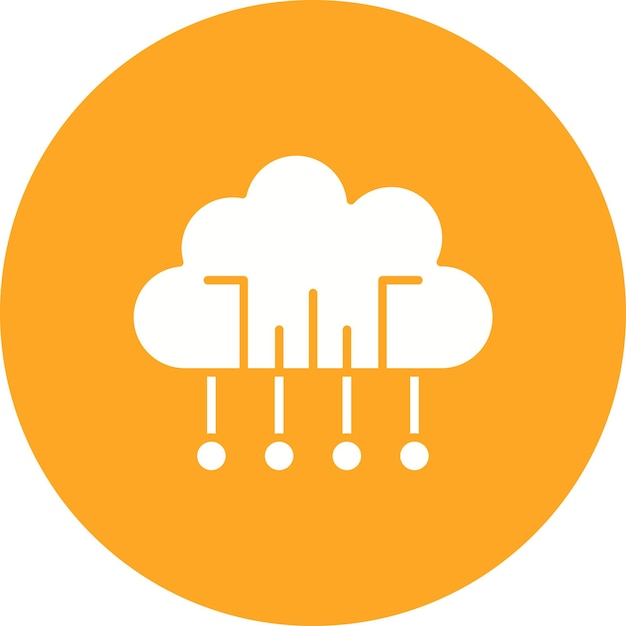 Cloud Networking icon vector image Can be used for Cloud Computing