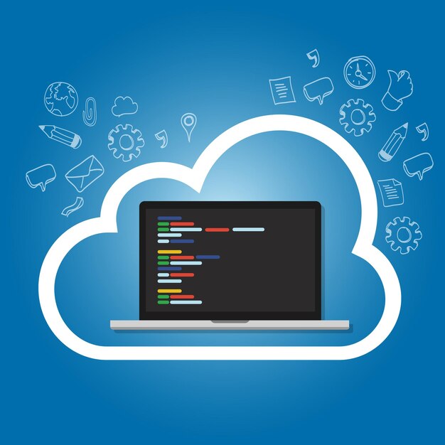 cloud online coding repository on the cloud internet web development programming line of code