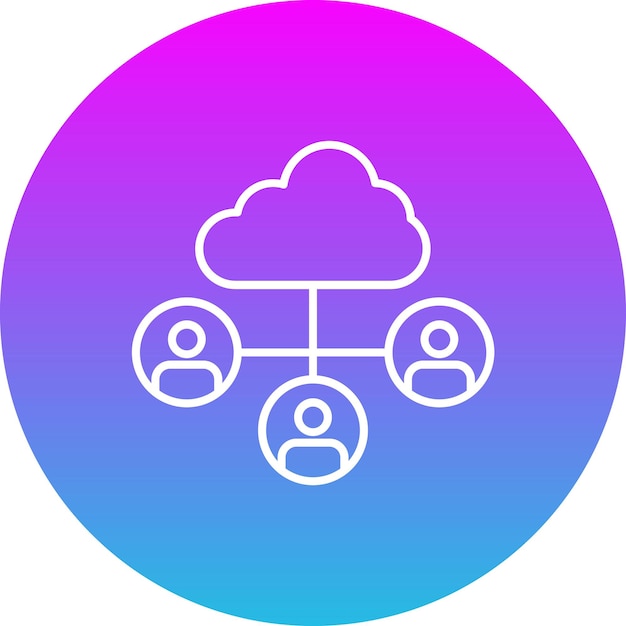 Cloud Sharing Icon