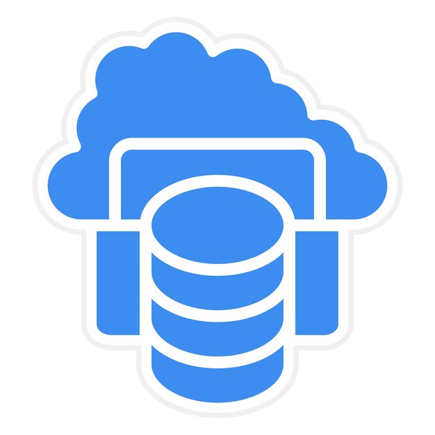 Cloud Storage Icon Style