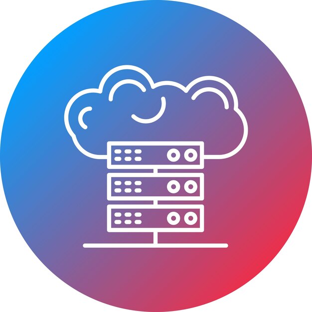 Cloud Storage icon vector image Can be used for Photography