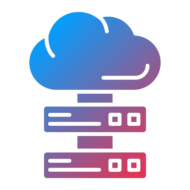 cloud storage icon vector image can be used for technology