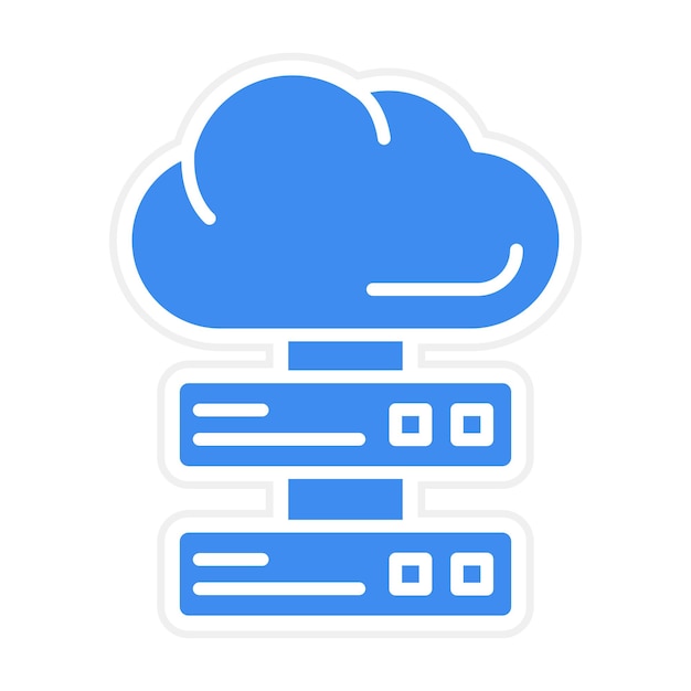 Cloud Storage icon vector image Can be used for Technology