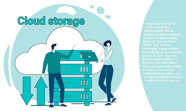 Cloud storage People store their data on the cloud Modern data storage system