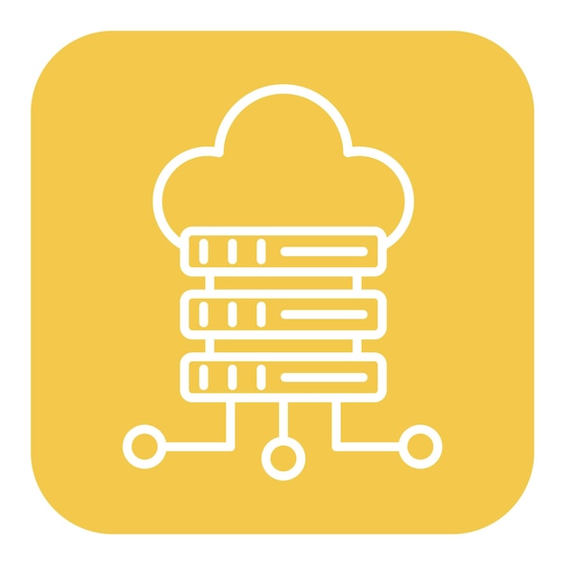 cloud storage vector icon can be used for home based business iconset