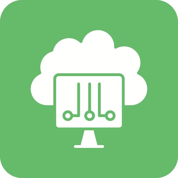 Cloud System icon vector image Can be used for Networking and Data Sharing