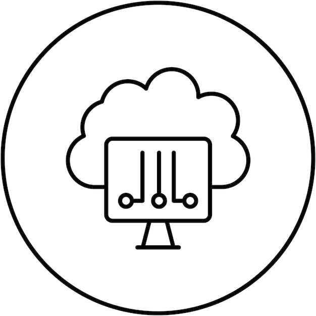 Cloud System icon vector image Can be used for Networking and Data Sharing