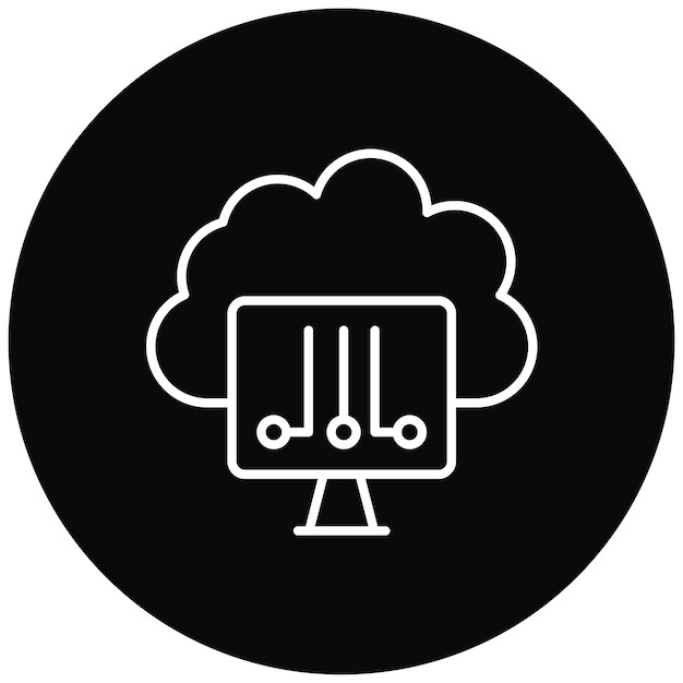 Cloud System icon vector image Can be used for Networking and Data Sharing