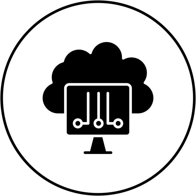 Cloud System icon vector image Can be used for Networking and Data Sharing