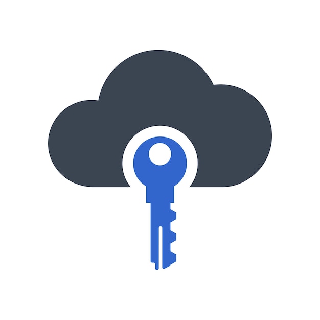 Cloud unlock icon