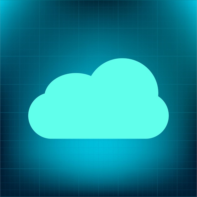 Cloud weather symbol Vector icon