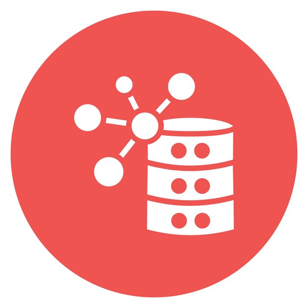 Clustering icon vector image Can be used for Data Science