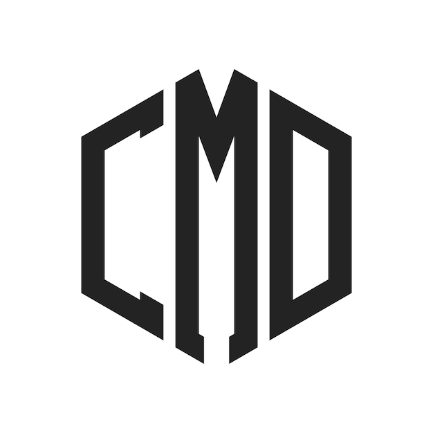CMD Logo Design Initial Letter CMD Monogram Logo using Hexagon shape