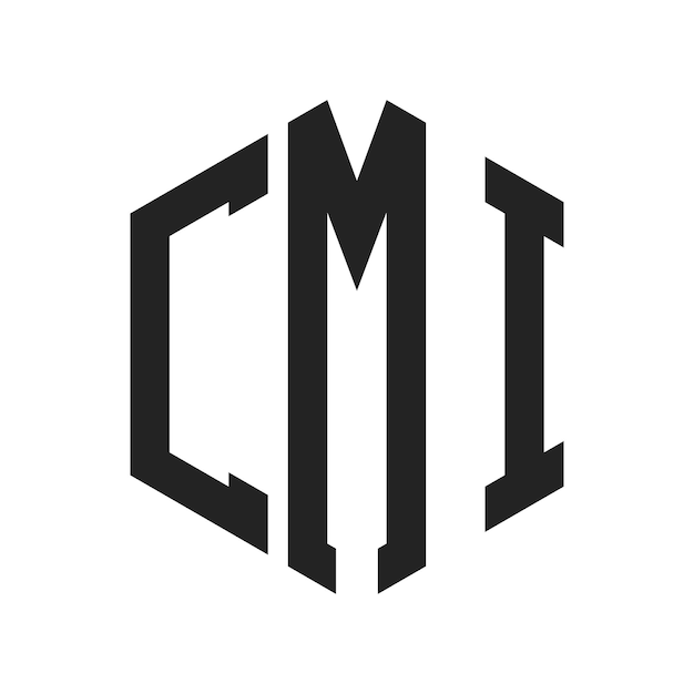 CMI Logo Design Initial Letter CMI Monogram Logo using Hexagon shape