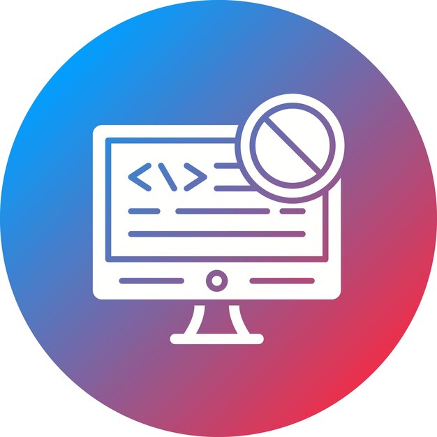 Code Block icon vector image Can be used for No Code