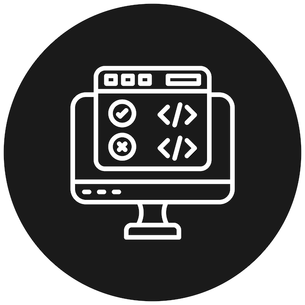 Code Correction vector icon Can be used for Computer Programming iconset