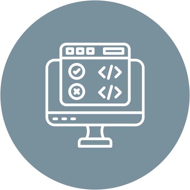 Code Correction Vector Illustration Style