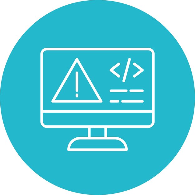 Code Error icon vector image Can be used for Coding and Development