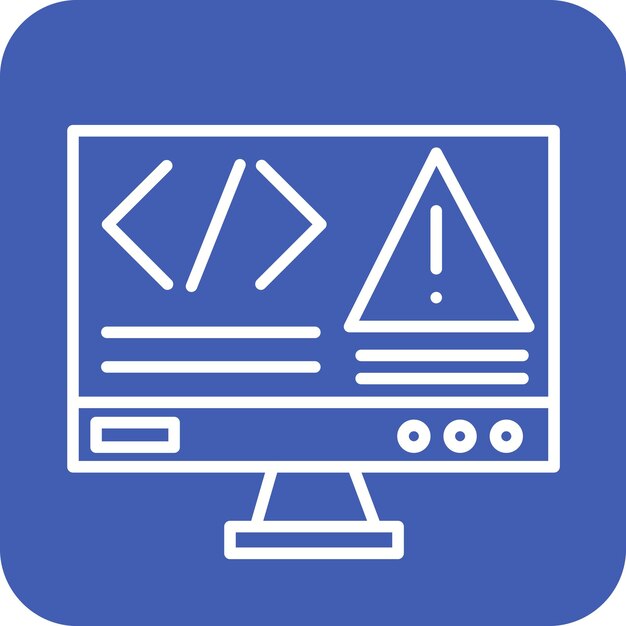 Code Error vector icon Can be used for Coding and Development iconset