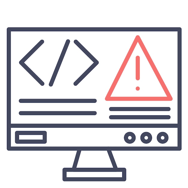 code error vector illustration style