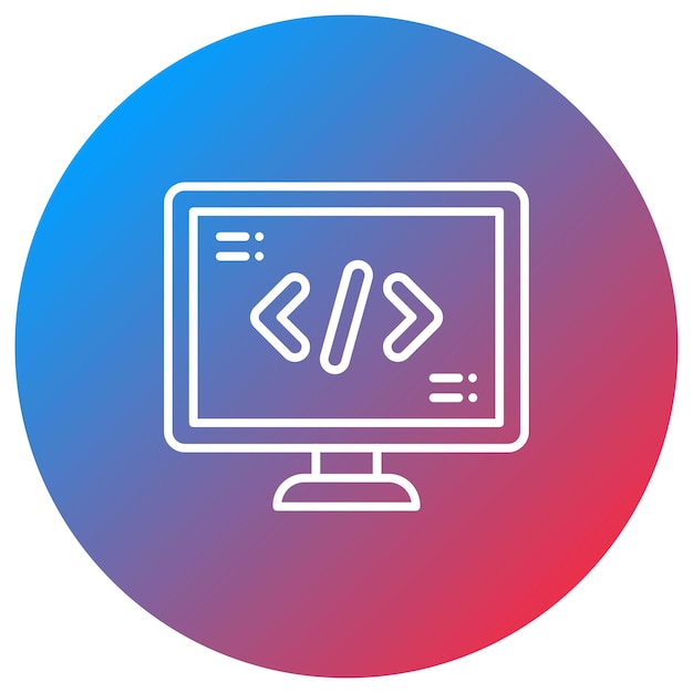 Code icon vector image Can be used for Computer Science