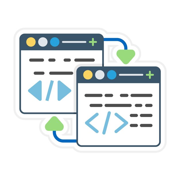 Code Refactoring vector icon Can be used for Computer Programming iconset