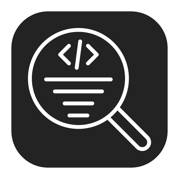 Code Review icon vector image Can be used for Software Testing